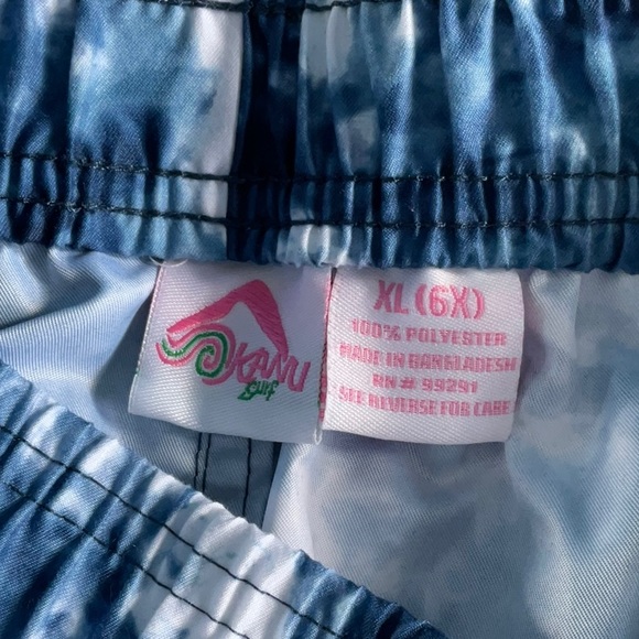 Kanu sur boart short puf-50 Girls color Denim size XL 6X - Picture 5 of 7